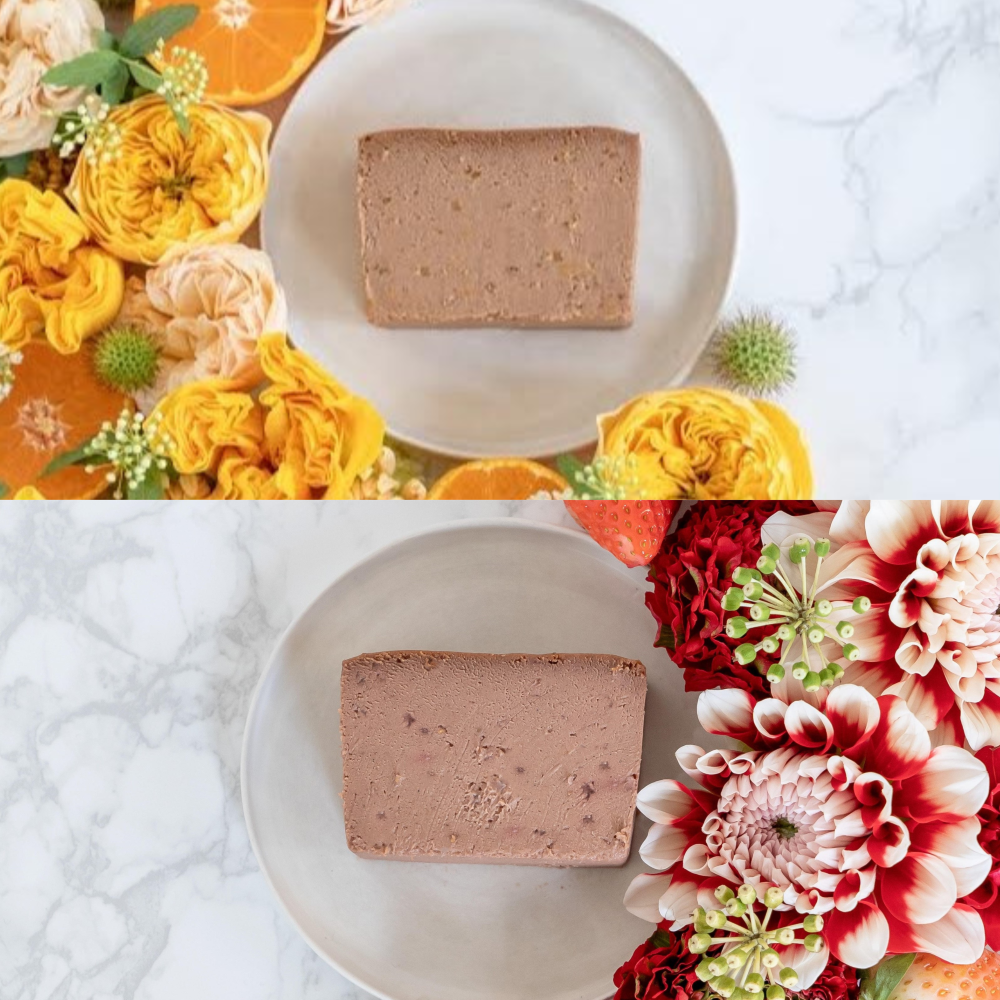 各3個入りオレンジショコラ＆ストロベリーショコラチーズテリーヌ