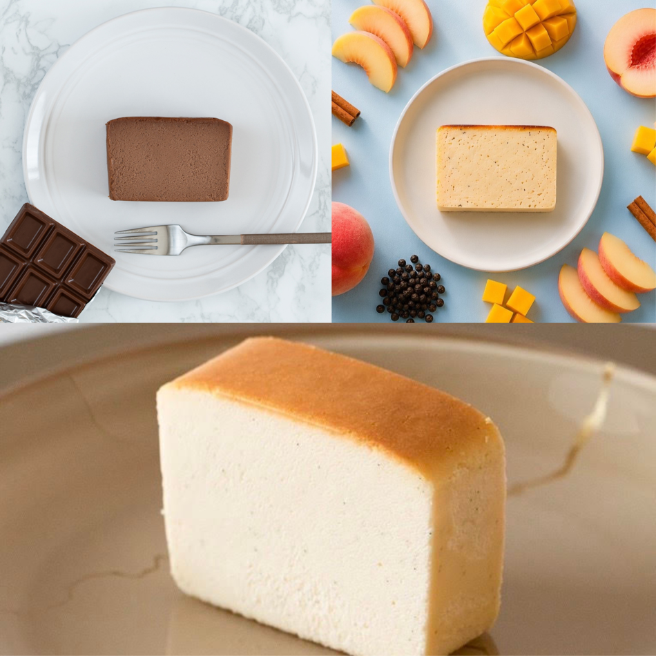 チーズテリーヌアソート各2個入り(チーズ・🍫ショコラ・🍑🥭飛騨桃とマンゴー)