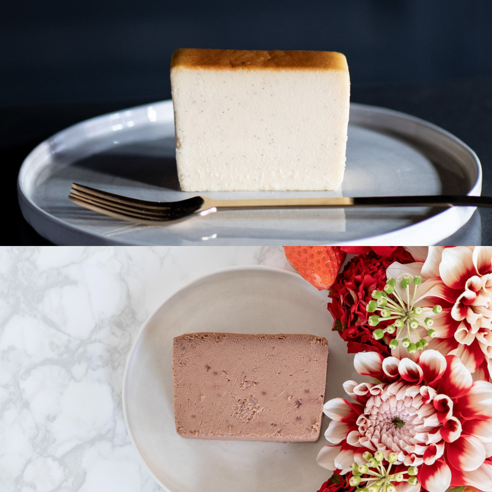 各3個入りチーズ＆ストロベリーショコラチーズテリーヌ