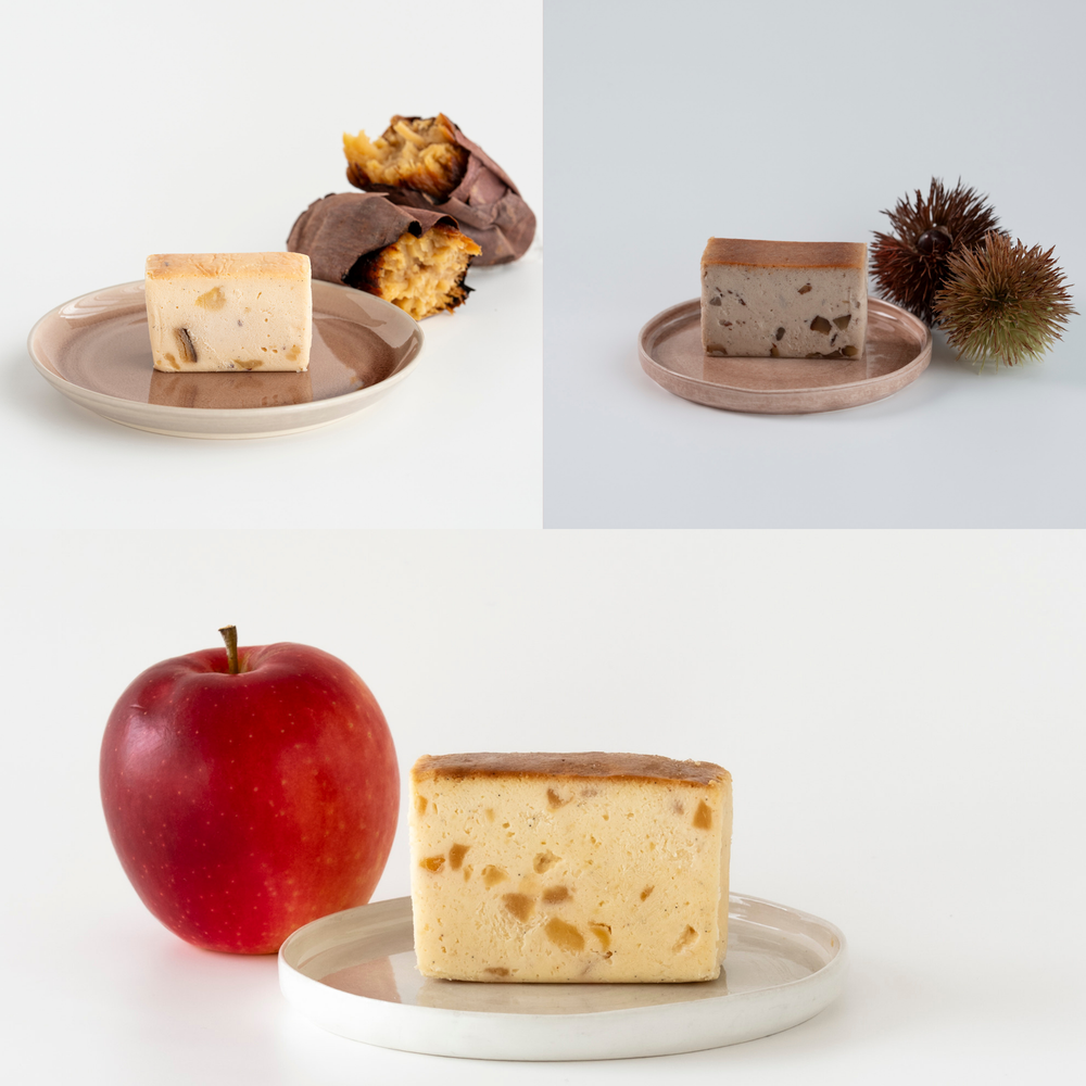 
                  
                    チーズテリーヌアソート各2個入り(ラムマロン・焼き芋・飛騨りんご)
                  
                